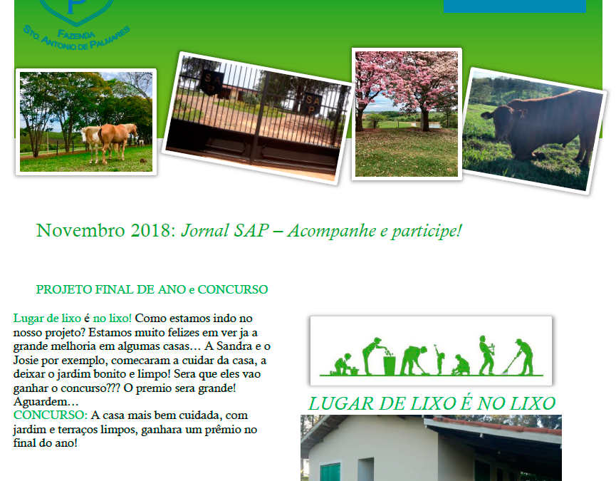 Periódico Fazenda SAP – Novembro de 2018